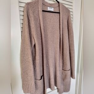 Old Navy Dusty Rose Pink Open Front Cardigan Size Large